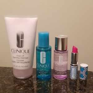 Clinique cleanser/makeup remover bundle